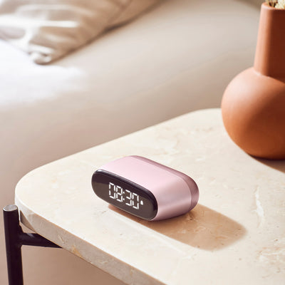 Lexon Minut Mini Alarm Clock - Pink