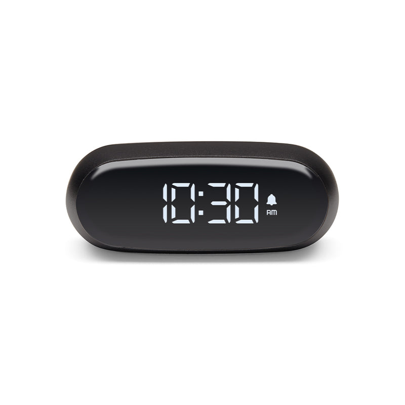 Lexon Minut Mini Alarm Clock - Black