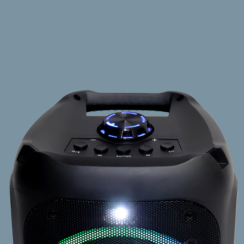Majority PS100 Party Speaker 50w  Bluetooth Karaoke & PA System - Black