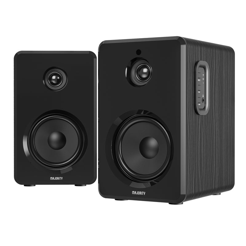 Gadhouse Brad MKII Record Player - Navy + Bundled Majority D40 Bluetooth Speakers