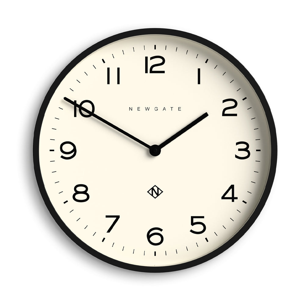 Newgate Number Two Echo Wall Clock-Black – iWorld Online