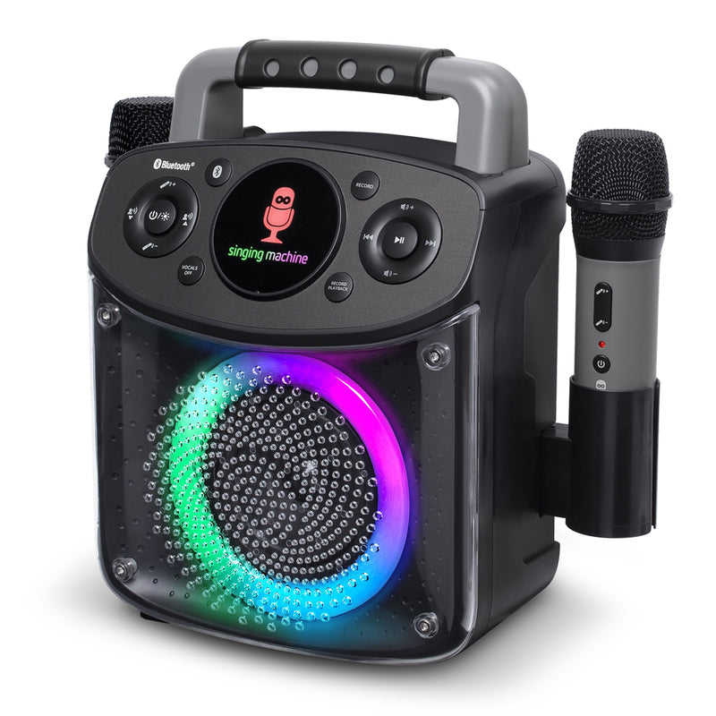 Singing Machine Mini Sparkle Bluetooth Karaoke Speaker