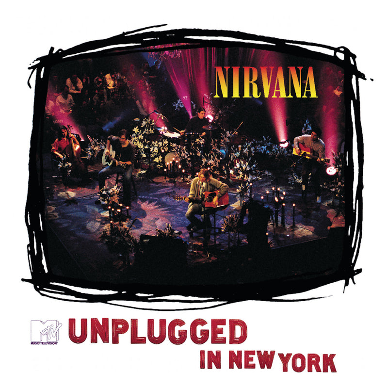 Nirvana MTV Unplugged Vinyl Album & Crosley Record Storage Display Stand