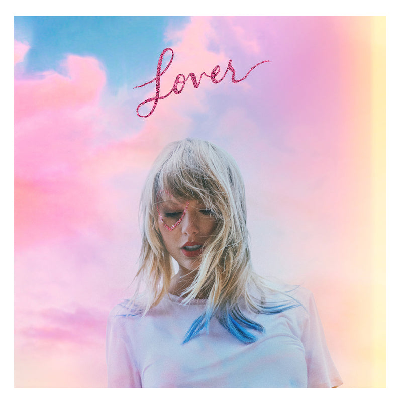 Taylor Swift Lover 2P Vinyl Album & Crosley Record Storage Display Stand