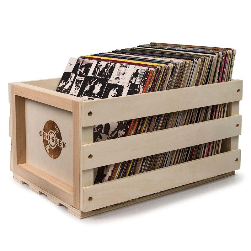 Victrola Eastwood II Turntable - Black + Bundled Record Storage Crate