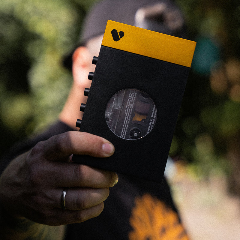 We Are Rewind Portable Cassette Player & Recorder - Amy, Black & Yellow