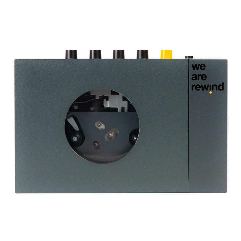 We Are Rewind Portable Cassette Player & Recorder - Keith, Grey