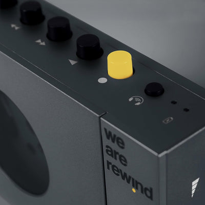 We Are Rewind Portable Cassette Player & Recorder - Keith, Grey