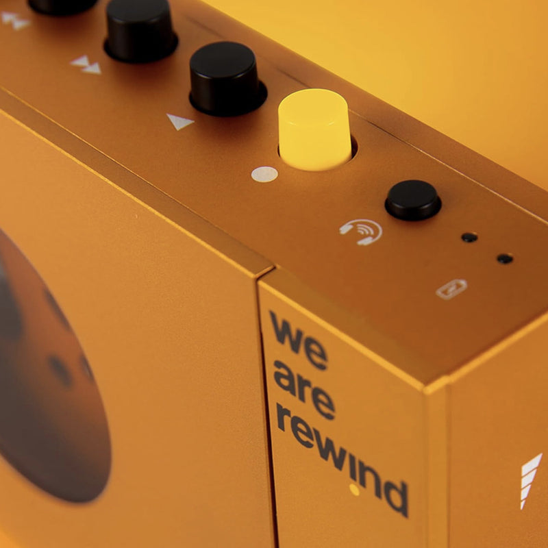 We Are Rewind Portable Cassette Player & Recorder - Serge, Orange