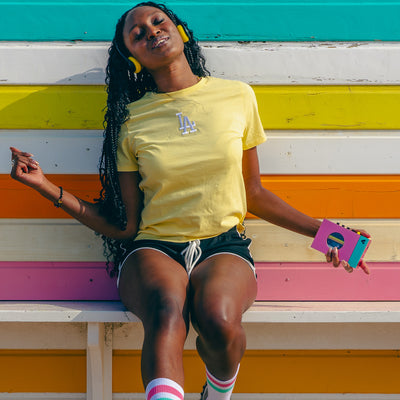 We Are Rewind Portable Cassette Player & Recorder - Edith, Pink & Green