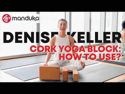 Jade Yoga Cork Yoga Block - Large