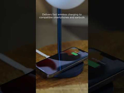 Lexon Bubble Desk Lamp With Built-In Wireless Charger - Green