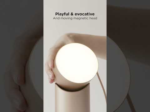 Lexon Orbe Portable Led Lamp With Moving Head PANTONE - Yellow