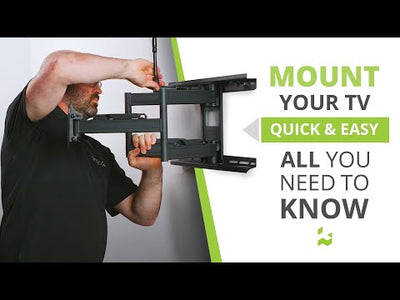 Kanto PF300 Fixed Low-profile TV Wall Mount for 40" - 100" TVs