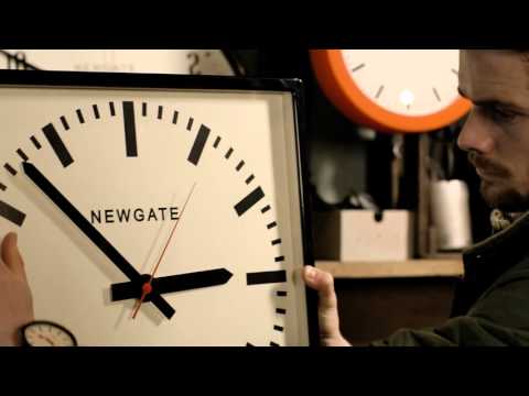 Newgate Space Hotel Hypertron Alarm Clock Black Case - Black Lens - Red Led