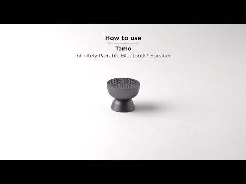 Lexon Tamo Infinitely Pairable Bluetooth Speaker - Gunmetal