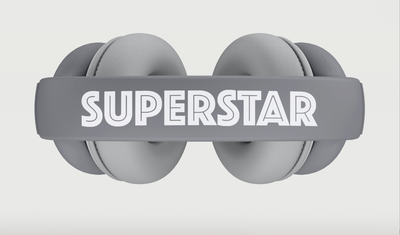 Majority Superstar Kids Headphones - Grey