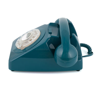 GPO Retro 746 Rotary Telephone - Azure Blue