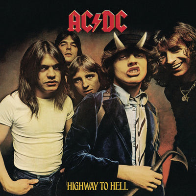 Ac/Dc Highway To Hell Vinyl Album & Crosley Record Storage Display Stand