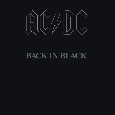 Ac/Dc Back In Black Vinyl Album & Crosley Record Storage Display Stand