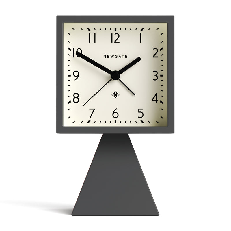 Newgate Brian Alarm Clock Blizzard Grey