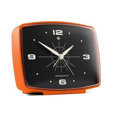 Newgate Brooklyn Alarm Clock - Orange