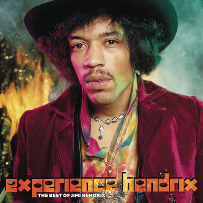 Crosley Record Storage Crate The Jimi Hendrix Experience Experience Hendrix: The Best of Jimi Hendrix Vinyl Album Bundle