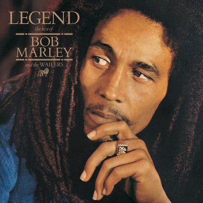 Crosley Record Storage Crate & Bob Marley  - Legend - Vinyl Album Bundle