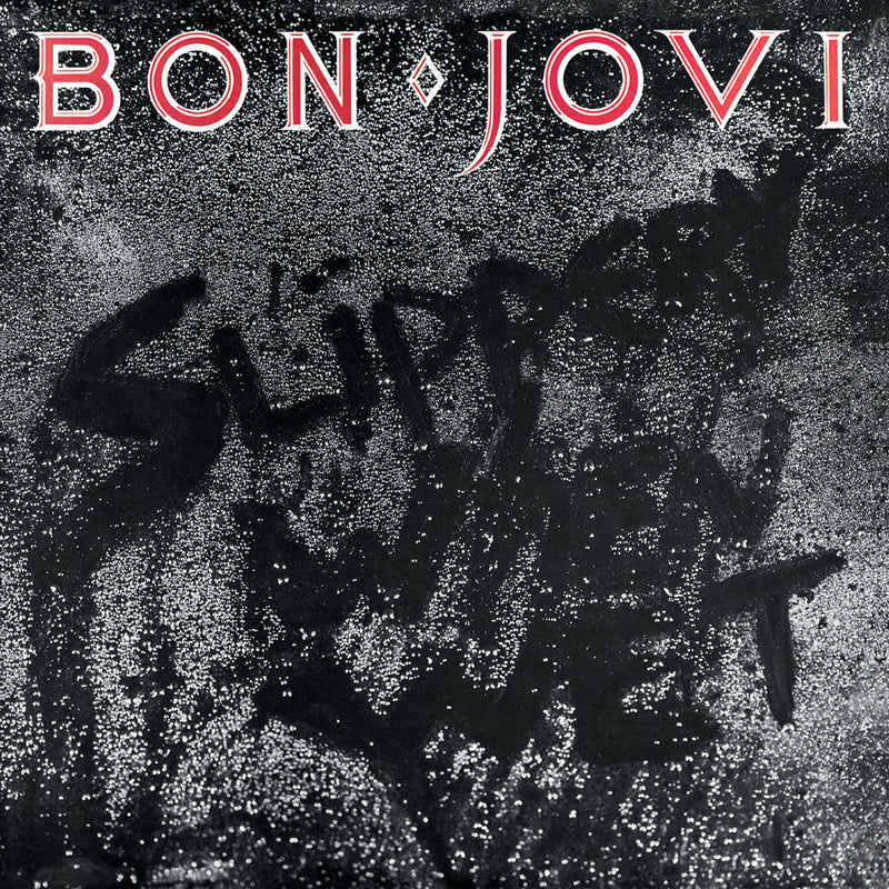 Bon Jovi Slippery When Wet - Vinyl Album & Crosley Record Storage Display Stand