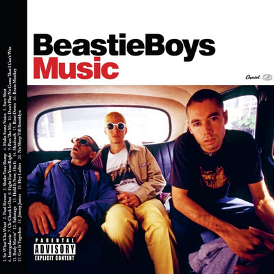Crosley Record Storage Crate & Beastie Boys - Beastie Boys Music - 2Lp Vinyl Album Bundle