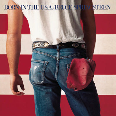 Bruce Springsteen Born In The U.S.A Vinyl Album & Crosley Record Storage Display Stand
