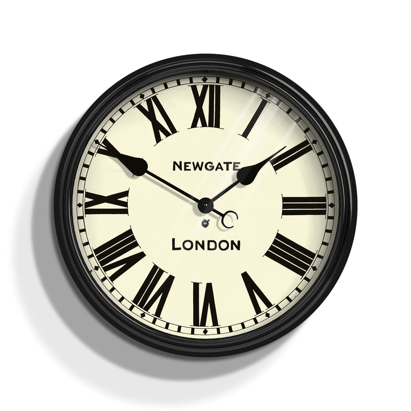 Newgate Battersby Clock Black