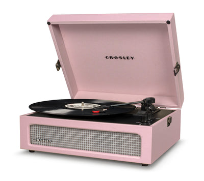 Crosley Voyager Amethyst - Bluetooth Portable Turntable  & Record Storage Crate