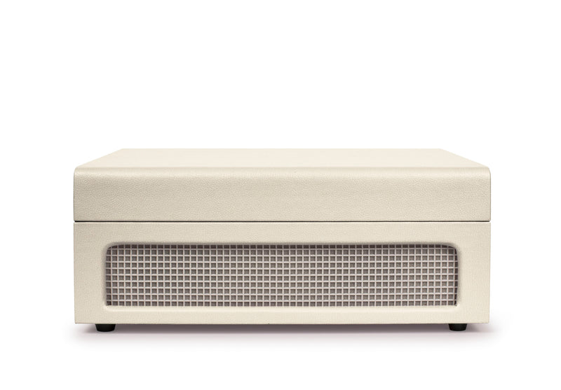 Crosley Voyager Bluetooth Portable Turntable - Dune + Bundled Crosley Record Storage Display Stand
