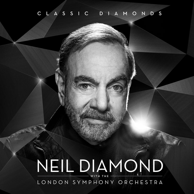 Neil Diamond - Classic Diamonds With The London Symphony Orchestra - Double Vinyl Album & Crosley Record Storage Display Stand