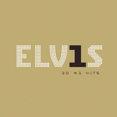 Elvis Presley Elvis 30 #1 Hits Vinyl Album & Crosley Record Storage Display Stand