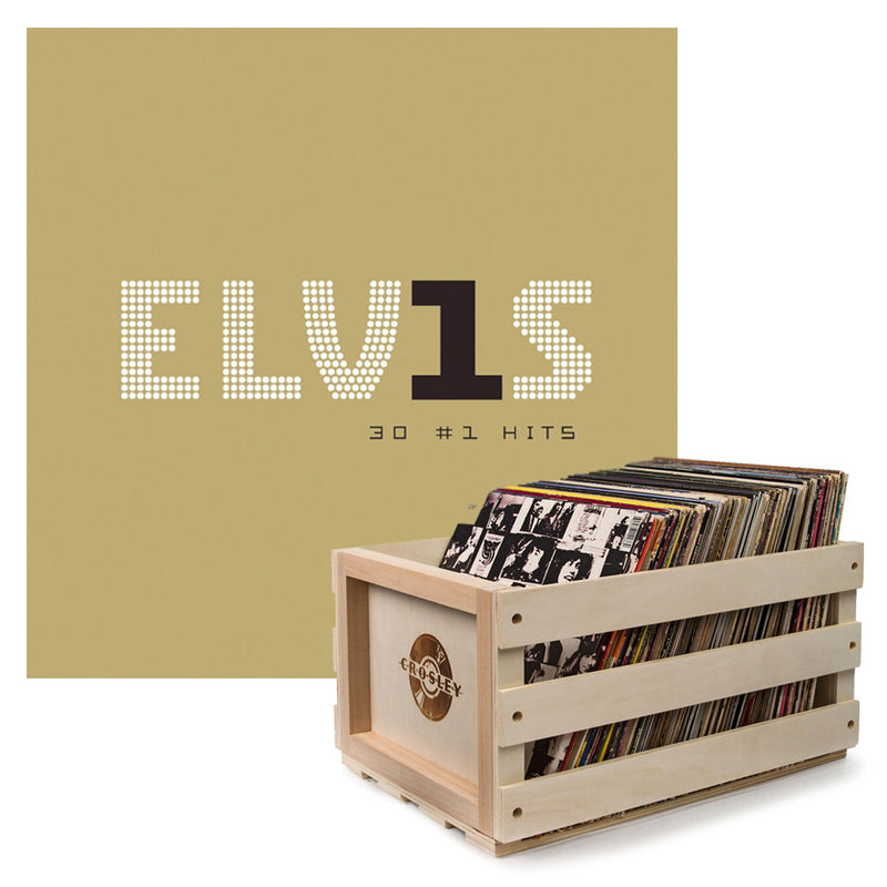 Crosley Record Storage Crate Elvis Presley Elvis 30 