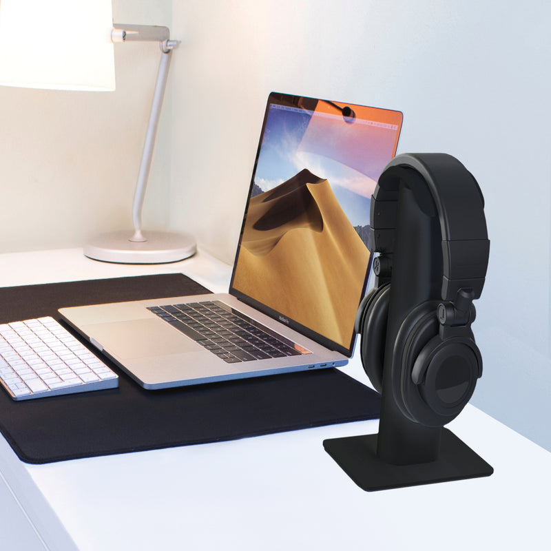 Kanto H2 Premium Universal Desktop Headphone Stand, Black