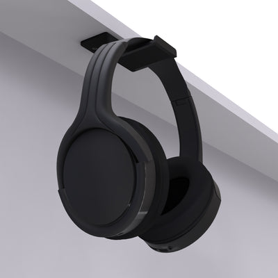 Kanto HH Universal Under Desk Headphone Hook, Black