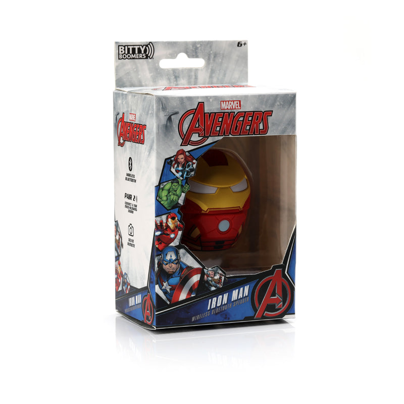 Marvel Bitty Boomers Iron Man Ultra-Portable Collectible Bluetooth Speaker