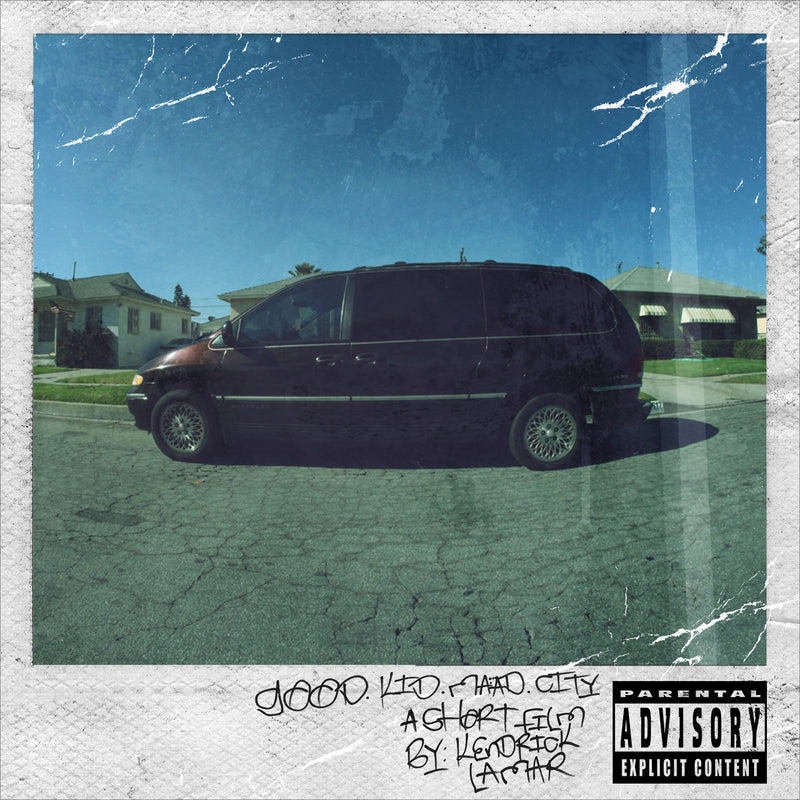 Kendrick Lamar Good Kid, M.A.A.D City - Double Vinyl Album & Crosley Record Storage Display Stand