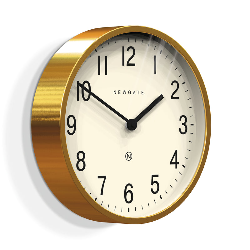 Newgate Master Edwards Clock Radial Brass