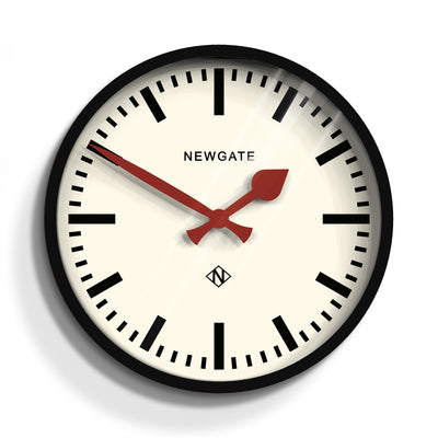 Newgate Luggage Clock Black