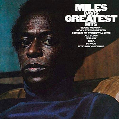 Miles Davis Greatest Hits Vinyl Album & Crosley Record Storage Display Stand