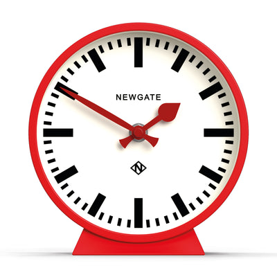 Newgate Railway Mantel Clock Fire Engine Red