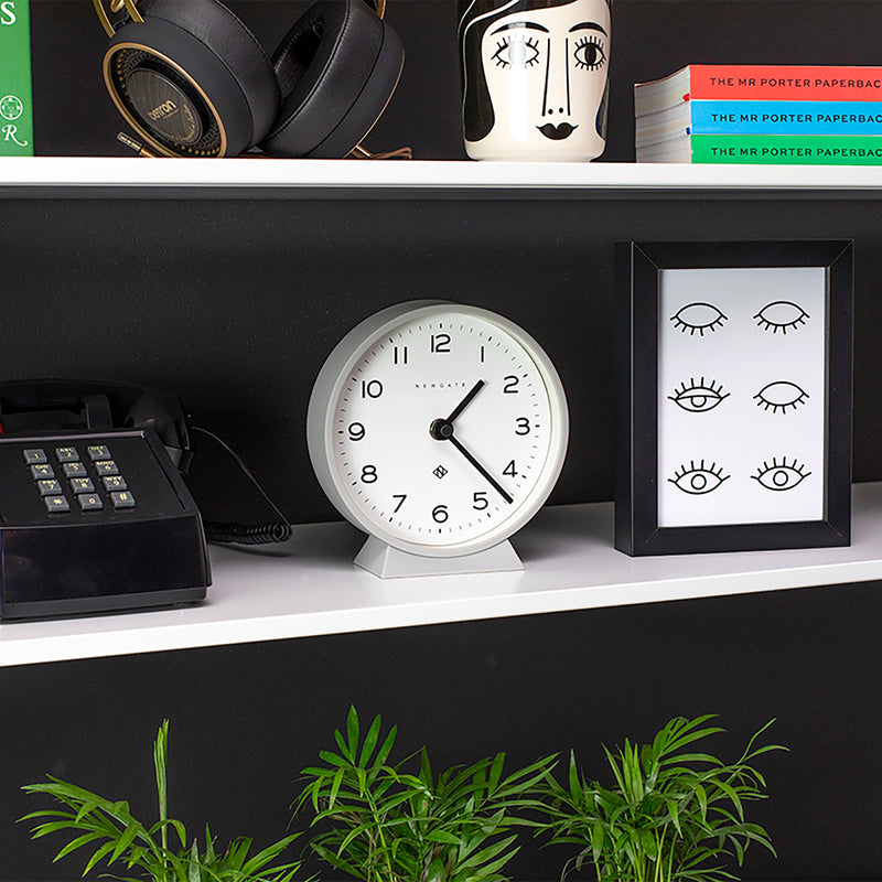 Newgate M Mantel Clock Posh Grey