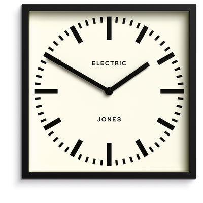 Newgate Jones Box Wall Clock Black