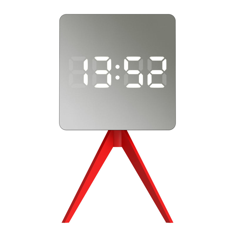 Newgate Space Hotel Droid Led Alarm Clock Red