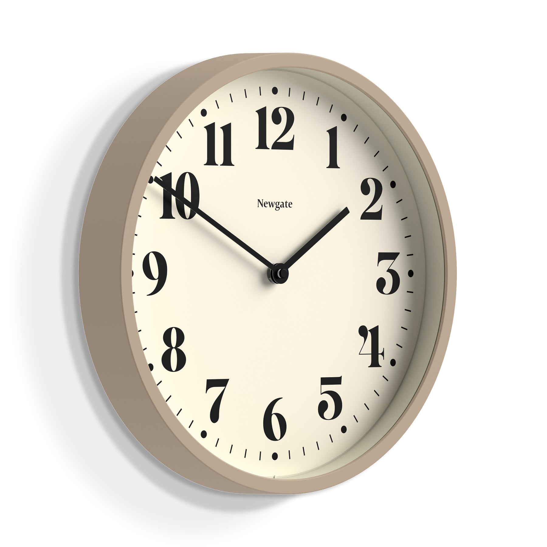 Newgate Number Four Wall Clock Matte Stone – iWorld Online