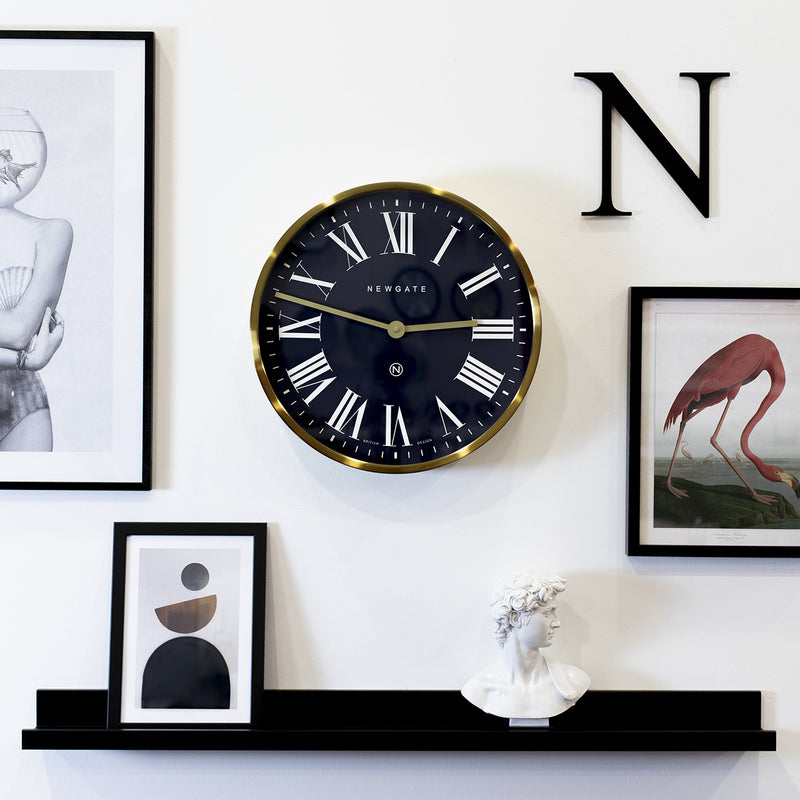 Newgate Mr Butler Wall Clock Radial Brass